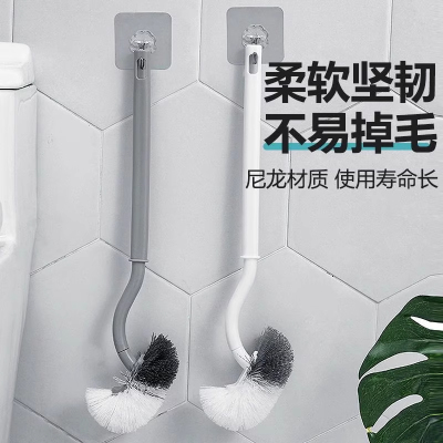 无死角长柄挂墙式马桶刷
