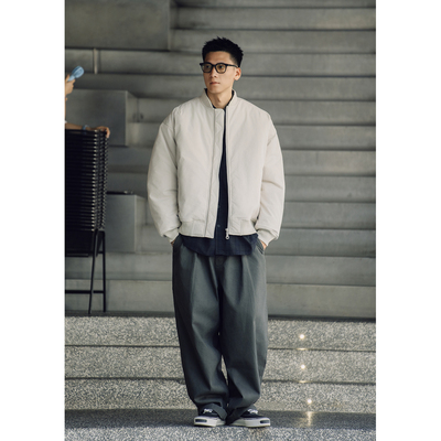 Batterup日系简约宽松休闲棉服