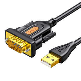 帝特usb转rs485/422串口线工业级Type-c转电脑换器ft232芯九针串口通讯线模块防雷防浪涌光电隔离串口线无线