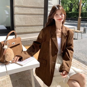 现货 新款麂皮绒短外套239-2597-P165k248图片
