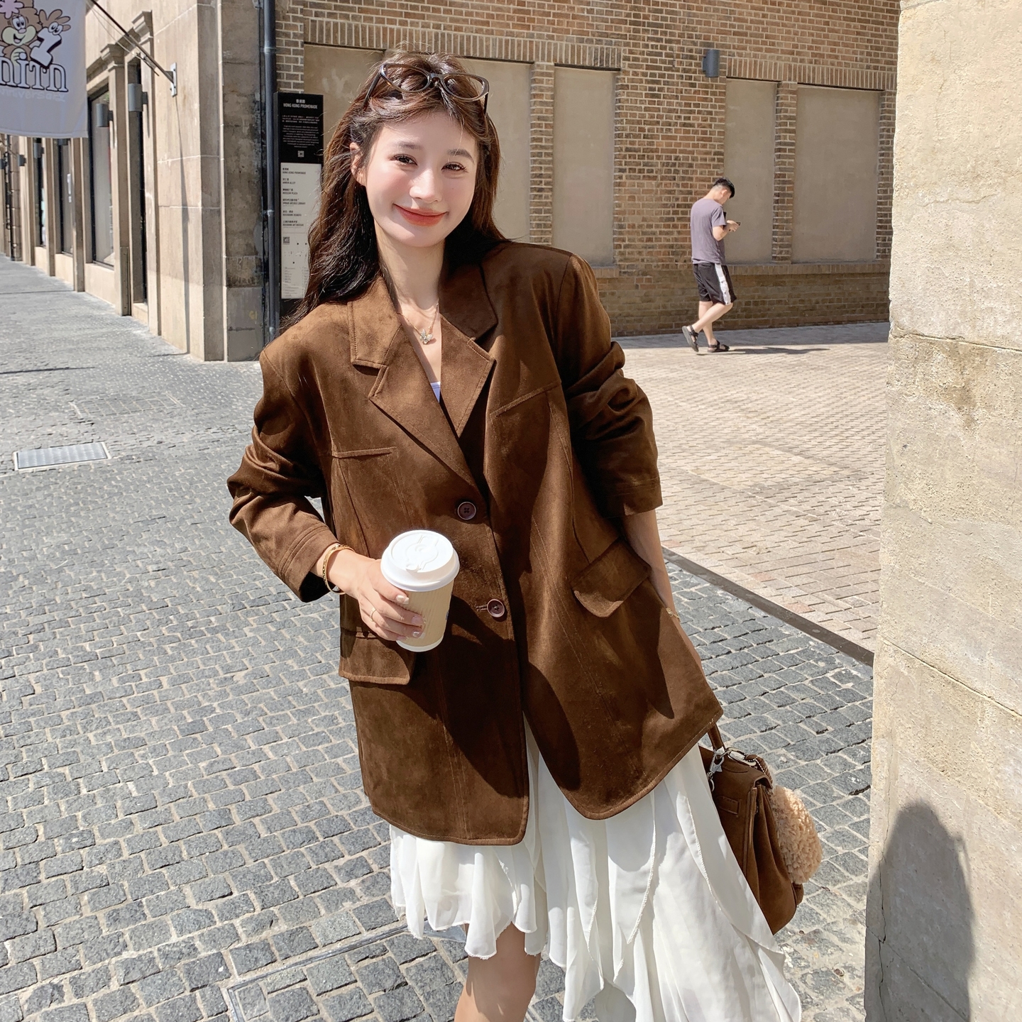现货新款麂皮绒短外套239-2597-P165k248，女装短外套，浙宝239