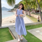 现货新款条纹连衣裙239-2557-P135K198，女装连衣裙，浙宝239