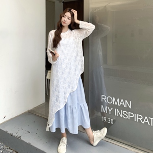 有买家秀  现货  新款连衣裙罩衫两件套套装239-2589-P165k248图片