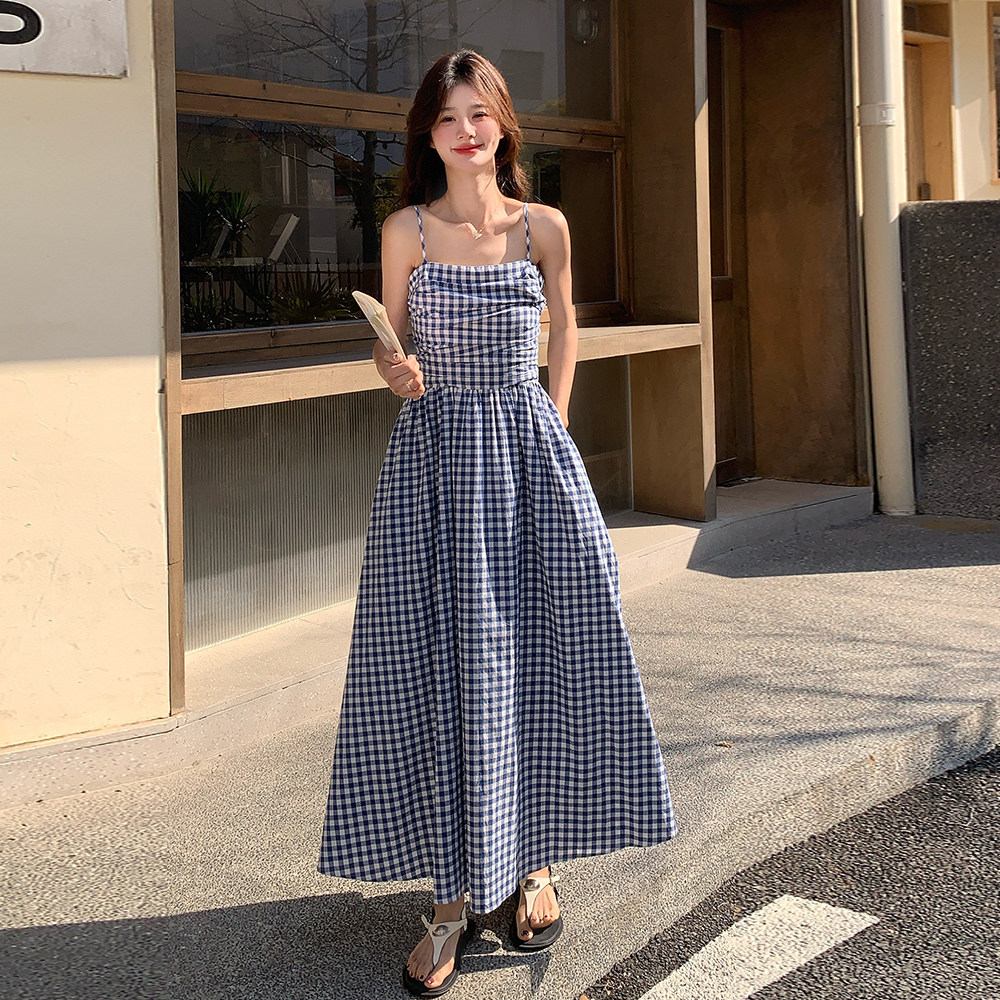 现货新款格子连衣裙239-2531-P135K198，女装连衣裙，浙宝239