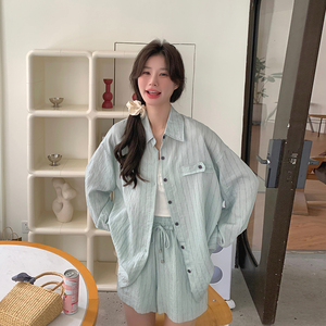 现货  新款条纹防晒两件套套装239-8172-p135k188图片