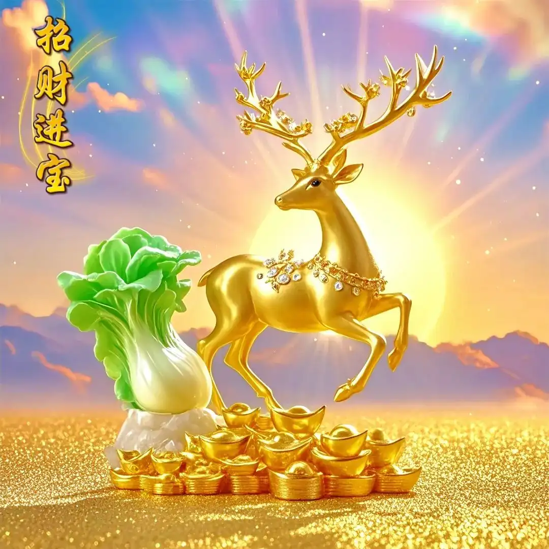 【爆款】福鹿百财墙贴自粘免钉3D立体装饰画客厅玄关招财防水防潮,家居饰品,现代装饰画,淘宝优惠券,粉丝福利购,淘宝优惠卷