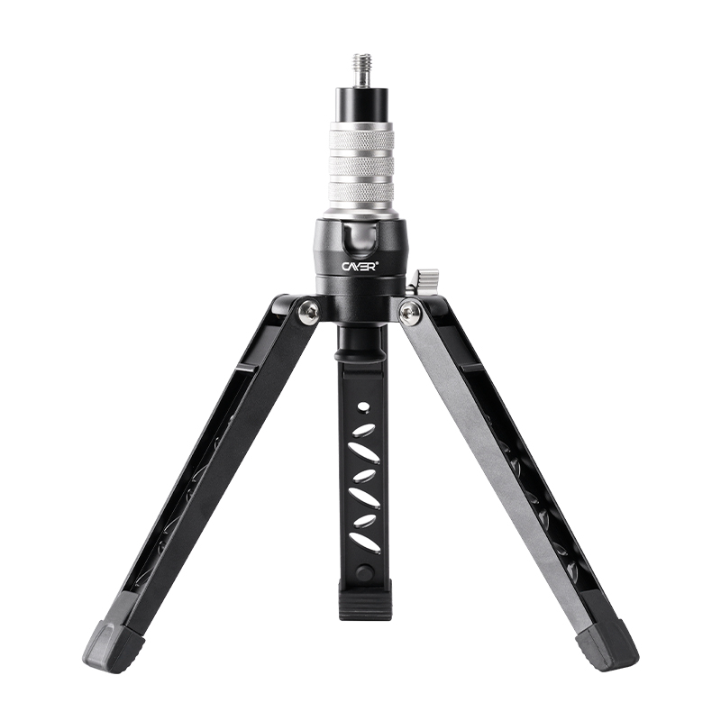 卡宴（Cayer）SV5独脚架脚爪支撑底座脚金属铝合金3/8螺丝1/4接口8mm稳定三角爪相机三叉座三脚架云台脚抓