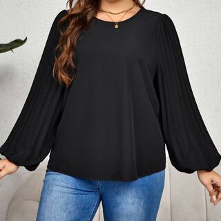 plus size women t shirts fat lady blouse 秋冬大码女装上衣