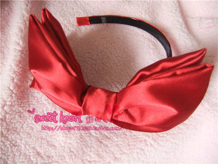 甜心小坊店主手作gossipgirl绯闻女孩queenB相似款蝴蝶结发箍