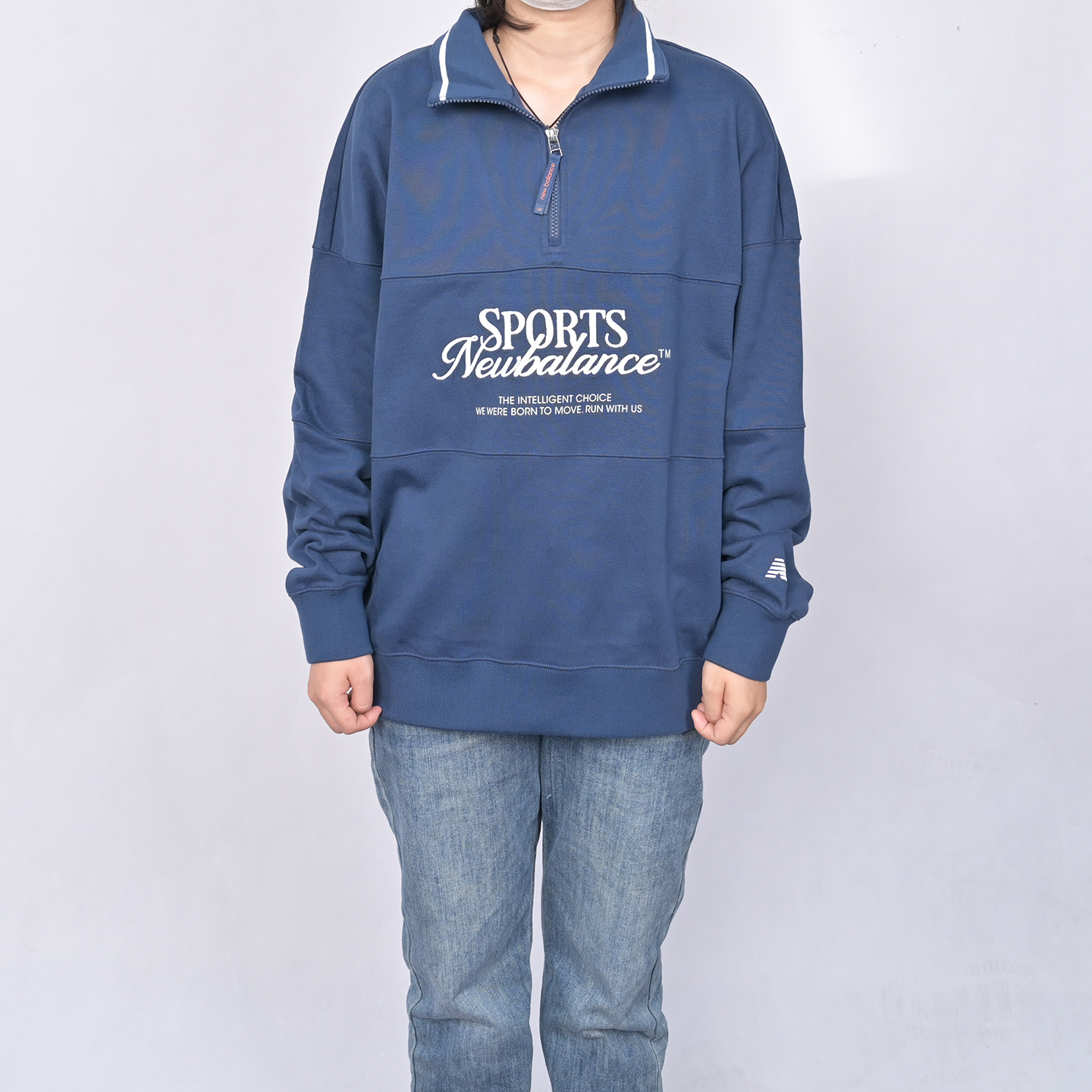 NEWBALANCE男子立领卫衣