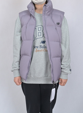 NEW BALANCE NB冬季新款男子羽绒马甲简约百搭休闲上衣NJF44021