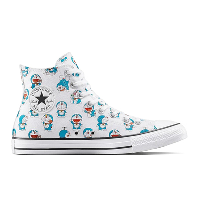 Converse匡威新款CT SNL哆啦A梦情侣休闲鞋高帮百搭帆布鞋A15791C