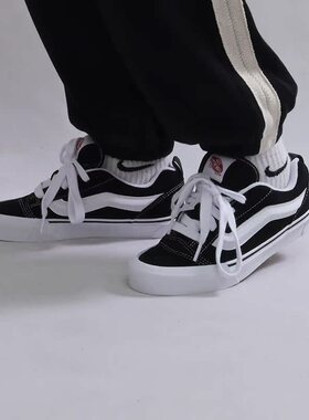 VANS范斯新款Knu Skool面包鞋情侣潮流百搭板鞋休闲鞋VN0009QC6BT