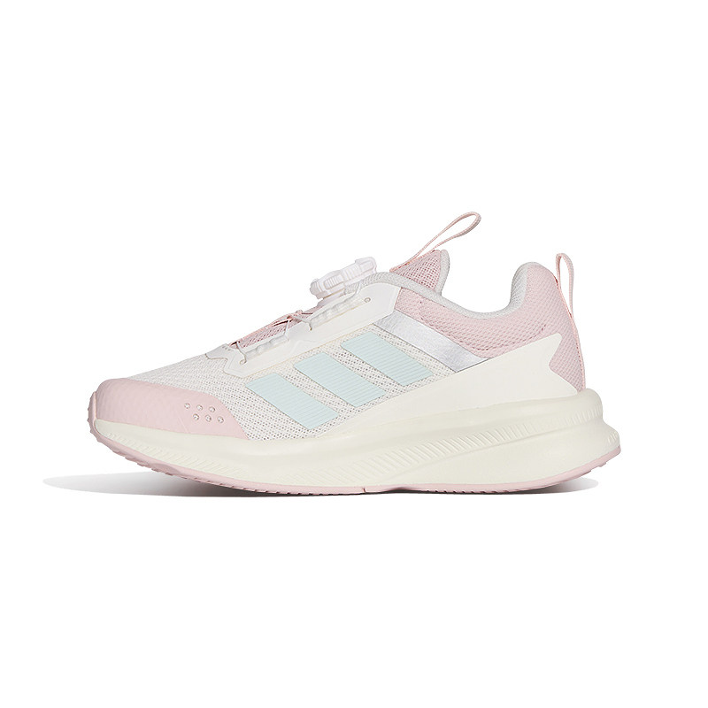 Adidas阿迪达斯新款儿童鞋女中童跑步鞋BOA旋钮休闲运动鞋KI4128
