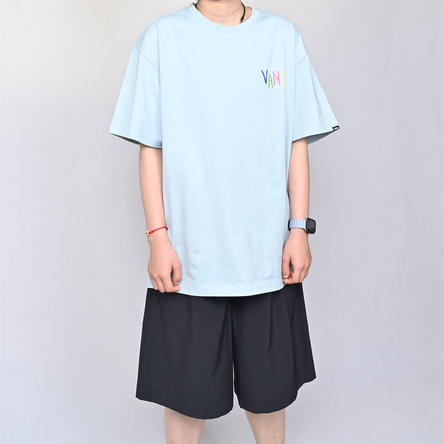 VANS范斯夏季新款男子圆领短袖运动休闲简约百搭T恤VN000TMNFOA