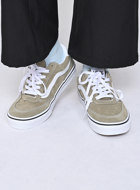 VANS范斯Brooklyn LS褐色简约复古休闲鞋男鞋低帮板鞋VN000D7QEMF