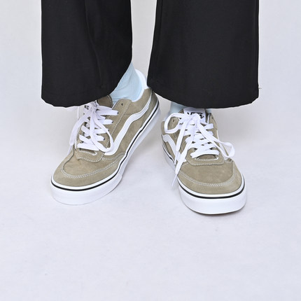 VANS范斯Brooklyn LS褐色简约复古休闲鞋男鞋低帮板鞋VN000D7QEMF