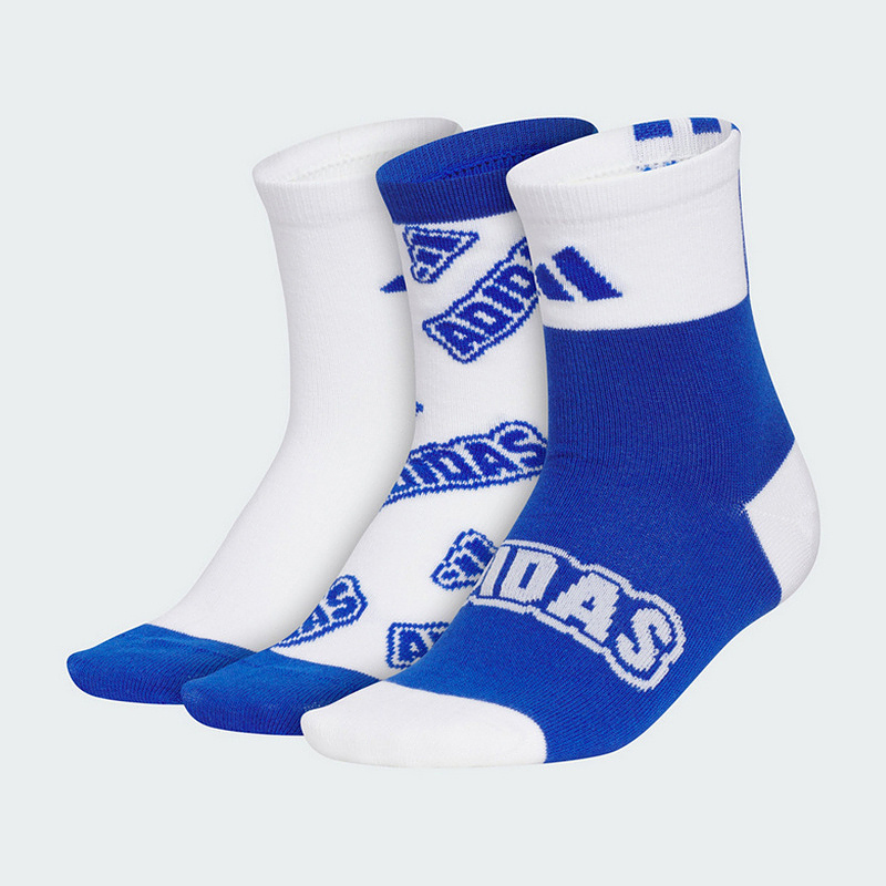 Adidas男大童拼色中袜