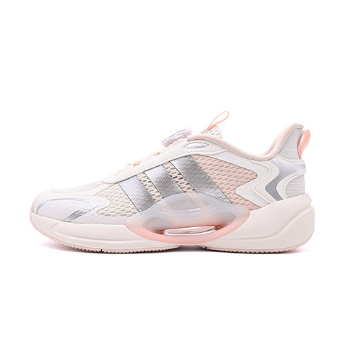 Adidas阿迪达斯新款儿童鞋女中童跑步鞋BOA旋钮百搭休闲鞋LA2370