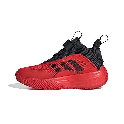 Adidas男中童魔术贴篮球鞋
