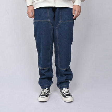 Converse匡威男款工装风星星牛仔裤百搭休闲运动长裤MCJ129-UHD