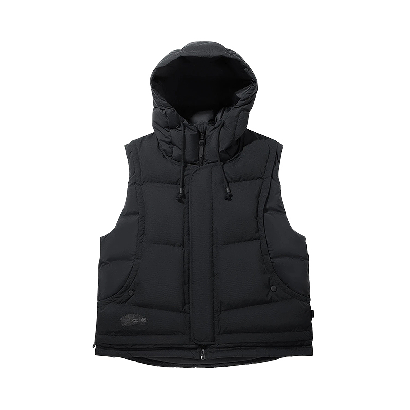 李宁男子休闲百搭羽绒马甲