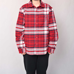 Converse匡威马年起飞系列新年款长袖衬衣男女红色上衣UCJ393-B35