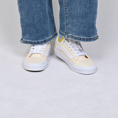 VANS范斯新款Vero LS米白流光风复古女鞋百搭休闲板鞋VN000VA3FUC