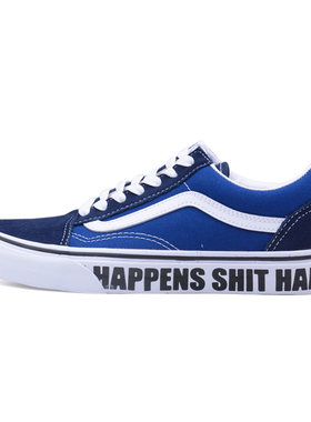 Vans范斯经典系列Old Skool板鞋海军蓝男女低帮休闲鞋VN0A4U3B2BL