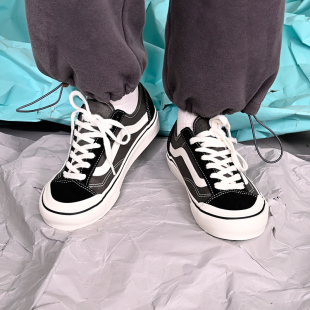 帆布板鞋 VANS范斯情侣款 休闲鞋 百搭时尚 VN0A4BX9E02 VN0A4BX9T5O