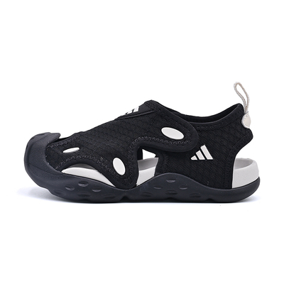 Adidas阿迪达斯新款儿童鞋男婴童魔术贴沙滩鞋舒适休闲鞋KI6483