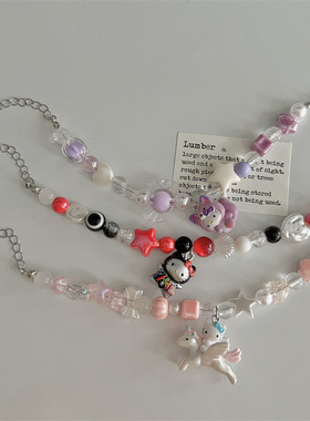 新款KT猫陶瓷串珠手链手饰女款