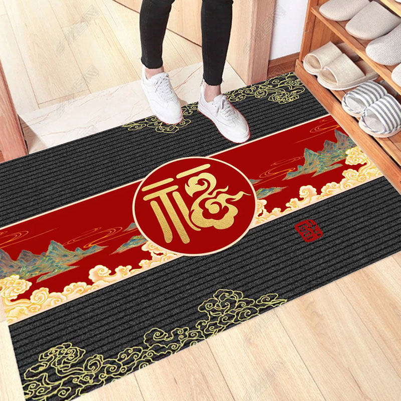 【福利】新年红色入户门地垫喜庆脚垫卧室门口垫子进门地毯玄关垫,居家布艺,入户地垫,淘宝优惠券,粉丝福利购,淘宝优惠卷