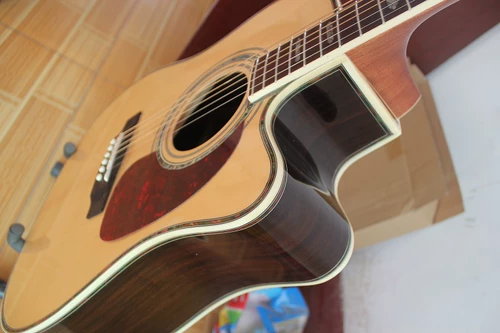 Flyoung D45 Corner 41 -INCH HOGD HURN Деревянная гитара может добавить пикапы Fishmaneq