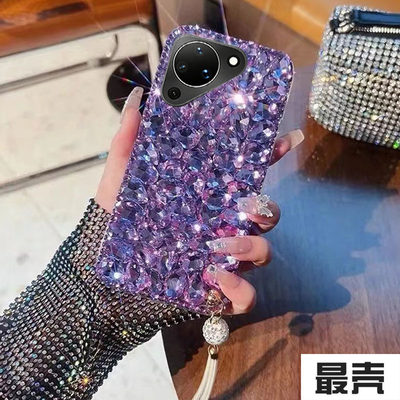 适用华为Pura90手机壳KEE-AL00奢华满钻硅胶全包防摔套女款高级感