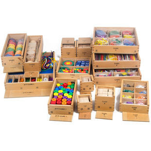 福禄贝尔GABE恩物儿童早教幼儿数学教具11 15件套2.5