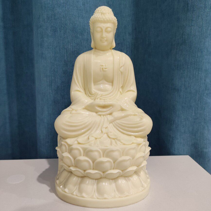象牙果释迦摩尼佛像摆件阿弥陀佛装饰摆件