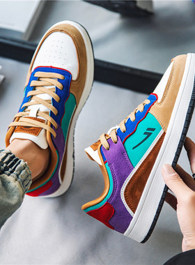 大码男鞋2025春秋新款45鞋子男款46运动鞋百搭38码莆田47休闲板鞋