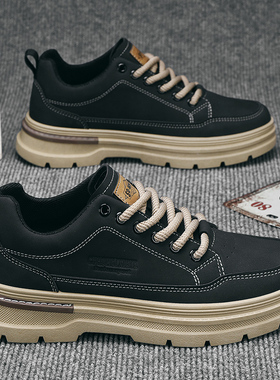 2025秋季新款工装鞋大码45鞋子男款38码男士休闲鞋户外马丁鞋男款