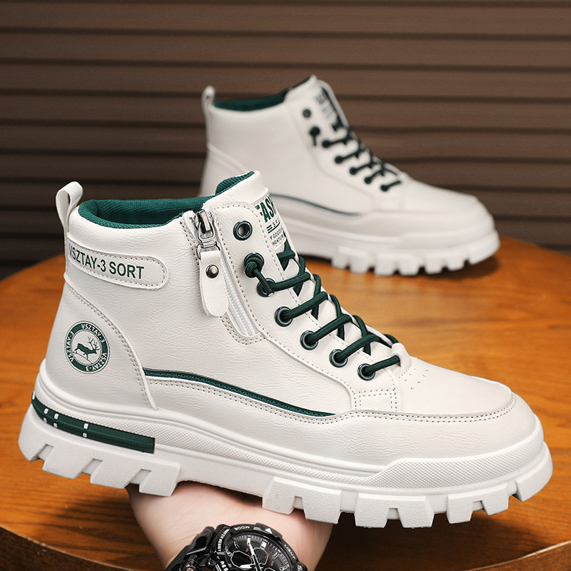 2026春季新款大码45鞋子男鞋46马丁靴47男款靴子38休闲鞋高帮鞋