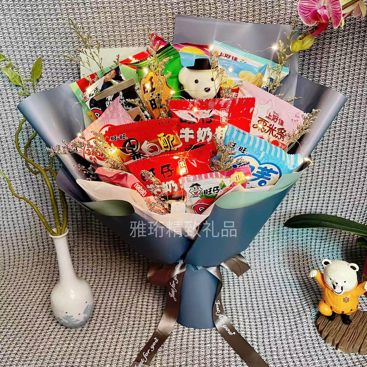 六一儿童节情人节创意成品零食花束送小孩女友闺蜜毕业生日礼物