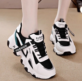 女99986 老爹鞋 休闲加厚厚底新款 小众女鞋