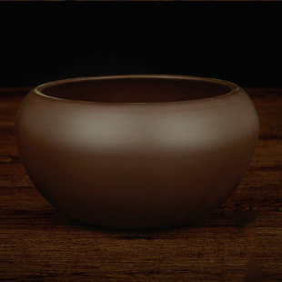 富安佛具 佛堂用品 法器大号紫砂钵盂寺庙和尚出家人僧人饭碗