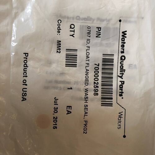 议价WATERS沃特斯密封圈700002598 Wash Seal, 2个/包 原装促销