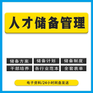2026年国企事业单位人才储备管理方案制度范本模板青年干部人才库