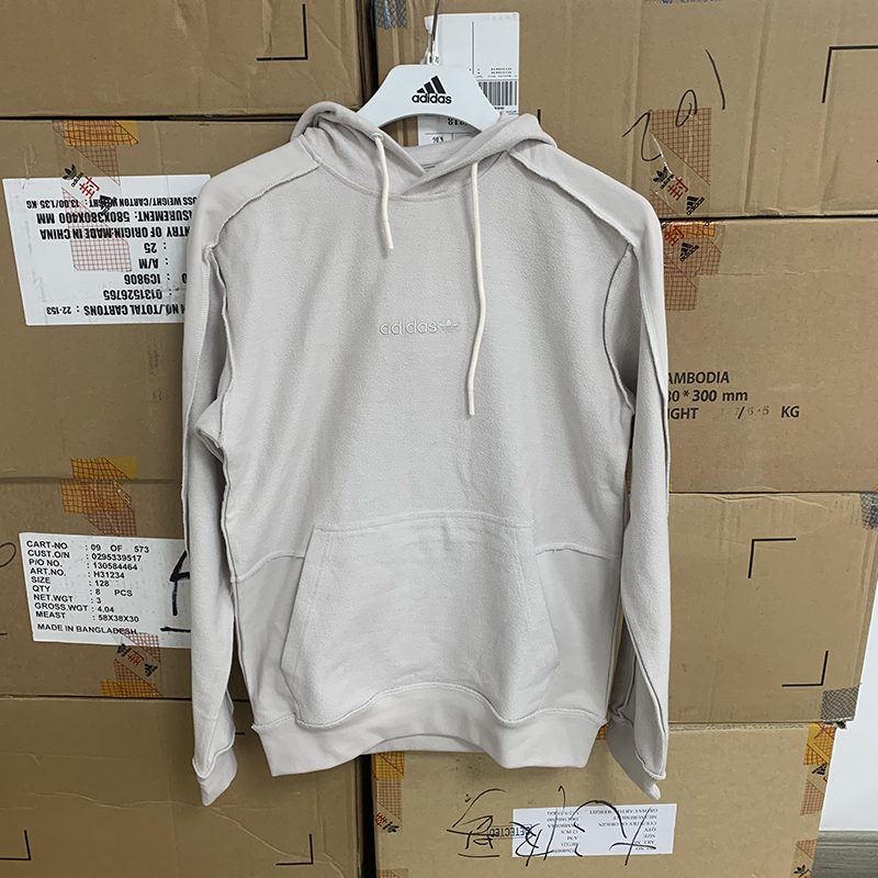 adidas/阿迪达斯卫衣男三叶草运动上衣时尚休闲连帽套头衫HP0428