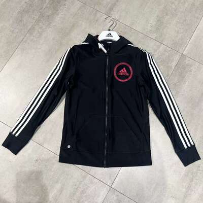 Adidas/阿迪达斯正品休闲连帽男子拉链运动夹克HB1682