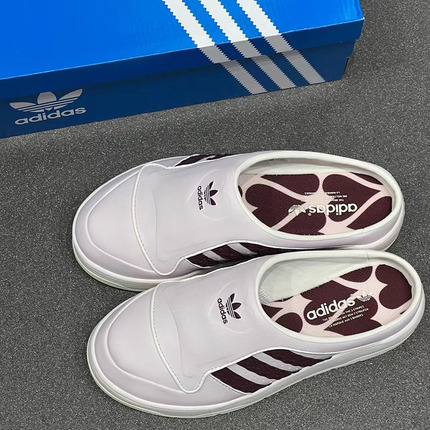 Adidas Rivalry Classic Versatile Half-Toe Slippers Mules Jh9601