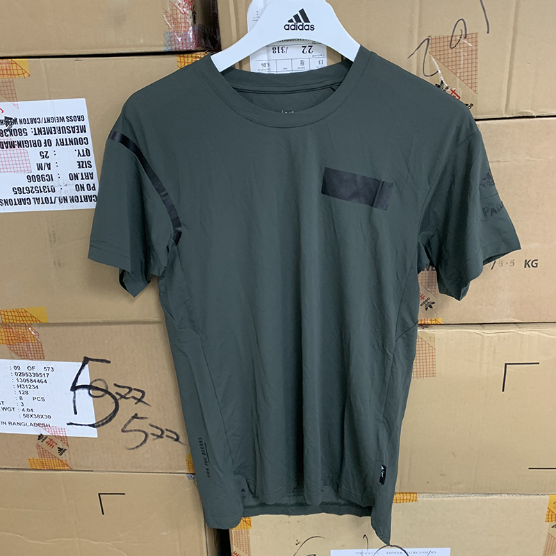 Adidas/阿迪达斯短袖男T恤夏季圆领休闲运动服半袖H31073