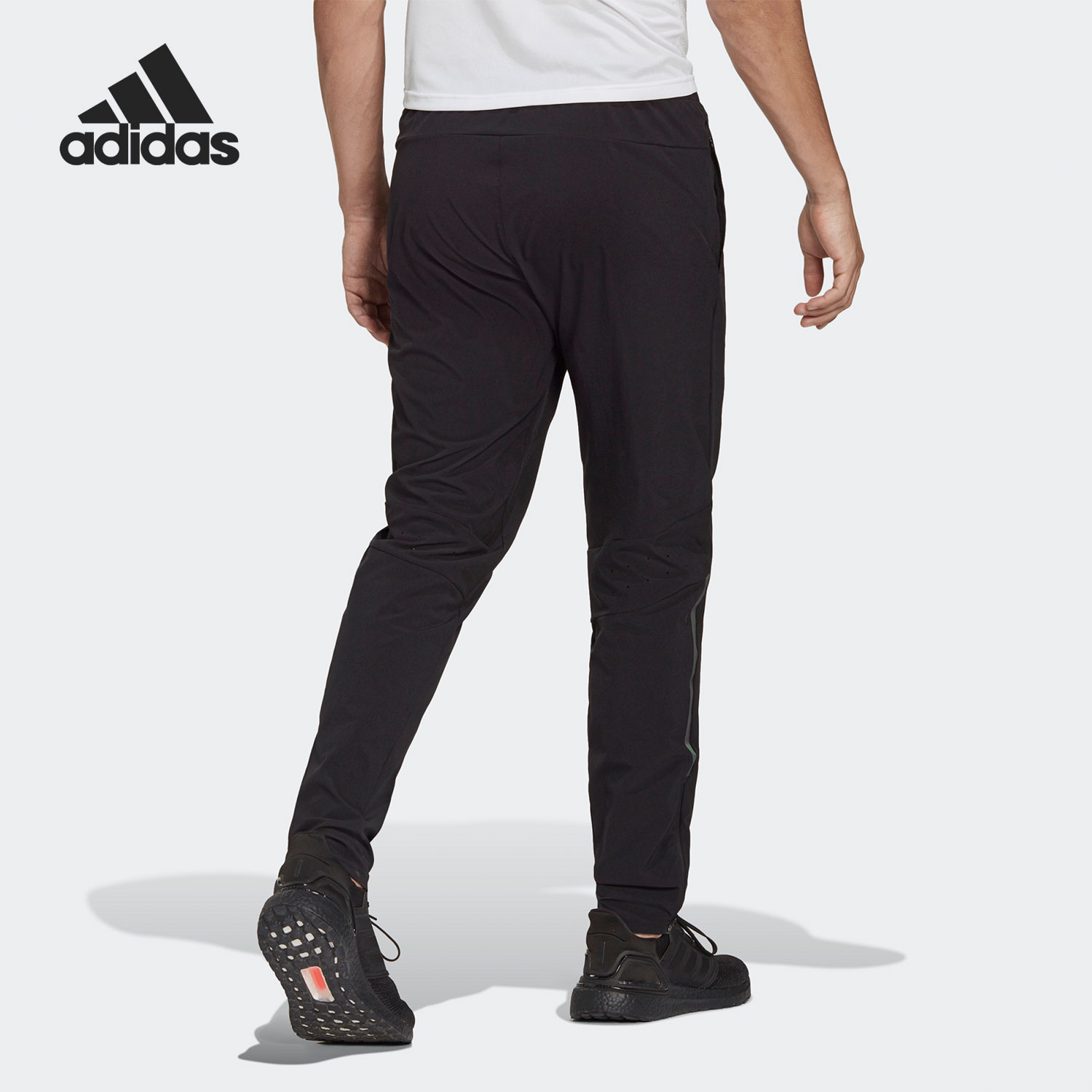 Adidas阿迪达斯男裤夏季薄款健身训练运动速干透气跑步长裤H64736